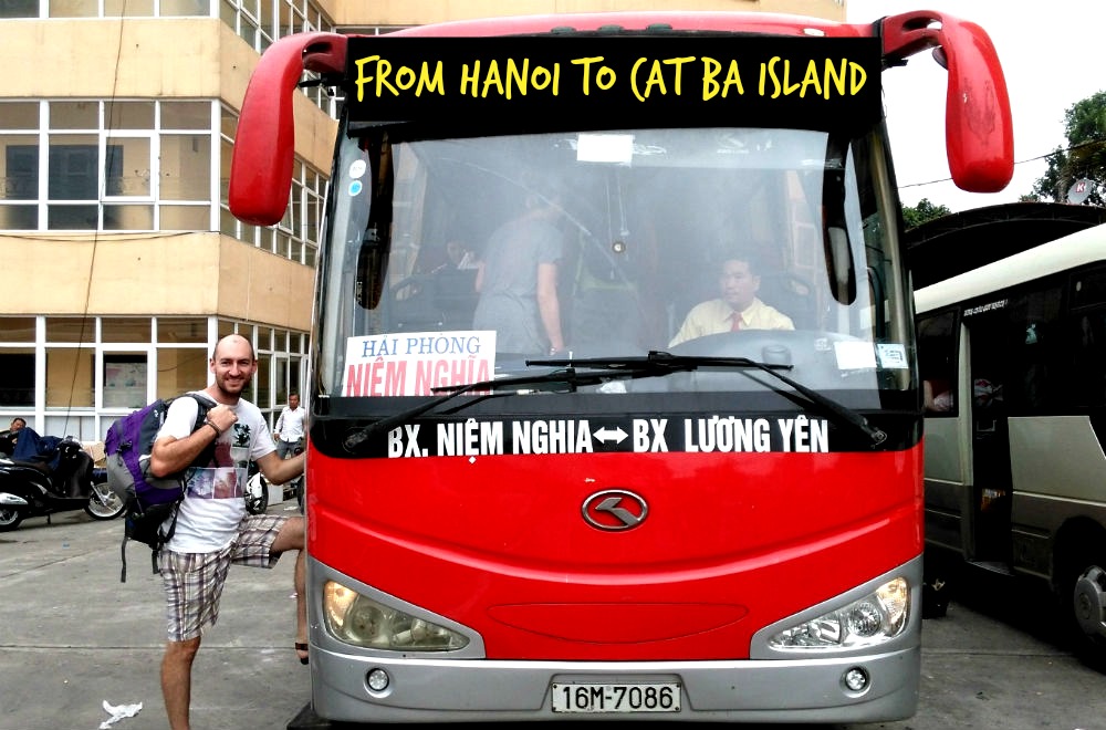 how to get from Hanoi to Cat Ba Island